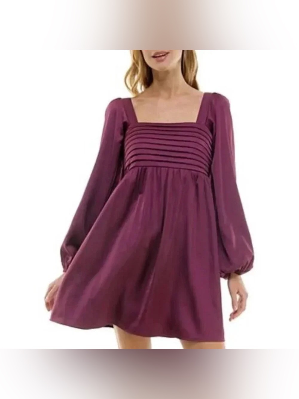 Abercrombie and Fitch Emerson Puff Sleeve Mini Dress